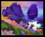 Capri (akryl) - Alicja Motylska lat 13
